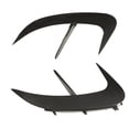 thumbnail image 4 of Rear Bumper Air Vent Cover, Rear Bumper Spoiler Colorfast Scratch Resistant Standard Size  For C-Class W206 -Line Glossy Black,Carbon Fiber Style, 4 of 8