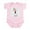 Petal Pink, variant on CafePress - Badminton Infant Bodysuit - Baby Light Bodysuit, Size Newborn - 24 Months