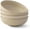 Beige, variant on 30oz Stoneware Pasta Bowls Set of 4, Salad and Serving Bowls for Kitchen, Oatmeal Soup Dinner, Matte Beige, Dishwasher and Microwave Safe, Wide and Shallow Plate
