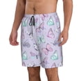 thumbnail image 2 of Balery Purple Butterfly Traje de Baño Estilo Hawaiano para Hombre, Shorts de Secado Rápido con Bolsillos-3X-Large, 2 of 6
