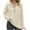 Beige, variant on IROINNID Fall Shirt for Women Reduced Button Loose Fit Tops Long Sleeve Solid T-shirt Blouse,Beige
