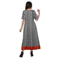 thumbnail image 3 of Moomaya Robe Kurta Imprimée Tenue d'Été Kurti pour Dames Tunique Longue Hauts pour Femmes, 3 of 5