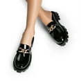 thumbnail image 6 of BURUDANI Women Platform Chunky Mules Slip-On Slides, 6 of 7