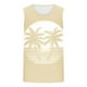 thumbnail image 4 of Camiseta sin mangas de cuello redondo para hombre, informal, a la moda, sin mangas, con estampado, blusa deportiva de cuello redondo para hombre, 4 of 4