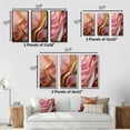 thumbnail image 4 of Designart "Gold Pink Succulent Alchemy Liquid Glam I" Abstract Shapes Wall Art Set Of 3 - Transitional Gold Gallery Set For Office Decor, 4 of 6