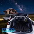 thumbnail image 3 of 64" Car Inflatable Mattress, Soft & Foldable, Fits Multiple Vehicles. Equipped with Pump, Bag, Pillows and Support Piers, Great for Camping & Road Trips, 3 of 12