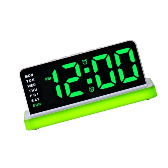 7829 LED Digital Alarm Clock with 3 Brightness Dimmer Alarm Sound Electric Desk Clock for Bedroom Living Room Office Bedside