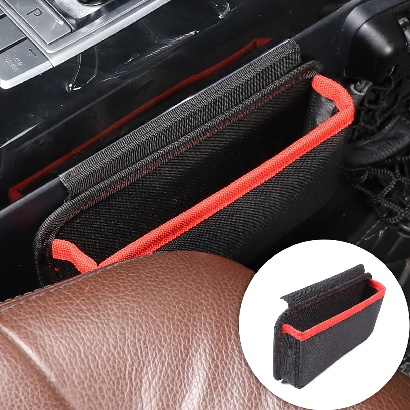 Car Storage Organizer Compatible With 2013 2014 2015 2016 2017 2018 Mercedes Benz G-Class W463 G500 G550 G55 G63 G65, Car Storage Pocket Bag Add extra storage space, Gear Shifter Tray Storage Box