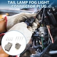 thumbnail image 2 of Unique Bargains 4 Pin Tail Lamp Fog Light Connector Plug Male Female Wire Terminal Connector for Ford Fusion Fiesta 1set, 2 of 6