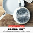 thumbnail image 6 of GreenPan Bobby Flay Aluminum Ceramic Nonstick 12-Piece Cookware Set, Cream White, 6 of 13