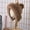Brown, variant on Women Winter Knit Hat with Antlers Plush Thick Beanie Ear Cover Deer Horn Cap
