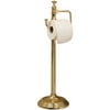 Barclay IFTPH2060PB Marvin Freestanding Toilet Paper Holder,Polished Brass