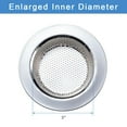 thumbnail image 7 of Dihmpor 2 Pcs Sink Strainer for Most Kitchen Sink Drain Basket, Upgraded Double-Layer Safe Design Kitchen Sink Strainer (Outer Diameter 4.5 Inch), 7 of 7