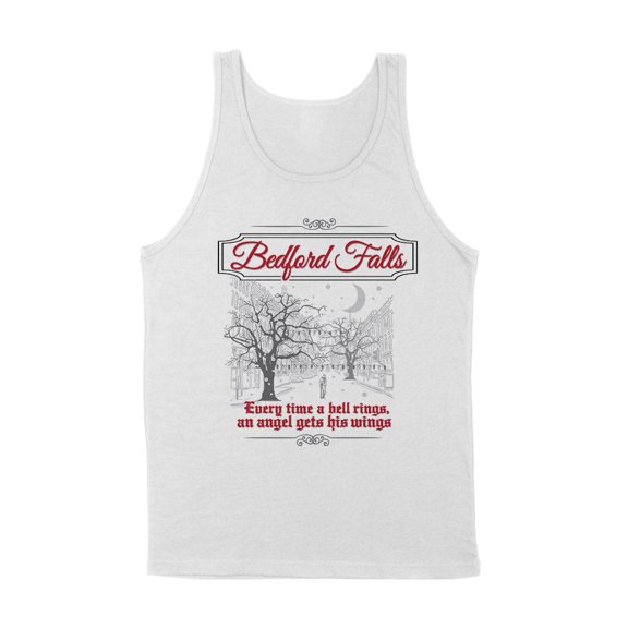 Bedford Falls Tank Top Unisex Large White