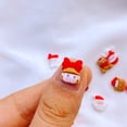 thumbnail image 4 of Mini colección navideña de dibujos animados de resina, piezas de manicura con parte posterior plana, adornos para accesorios de lazos para el cabello, 30 Uds., 4 of 4