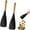 Black, variant on 2Pcs Cedar and Ash Cooking Spoon, Multifunction Spatula Cooking Spoon, Silicone Spatula for Cooking, Multi Scoopula Spatula Kitchen Spoons