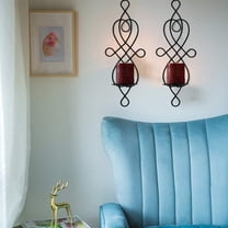 LOLIPPYY Set of 2 Wall Mount Candles, Hanging Decorative Pieces for Party and Home Decor