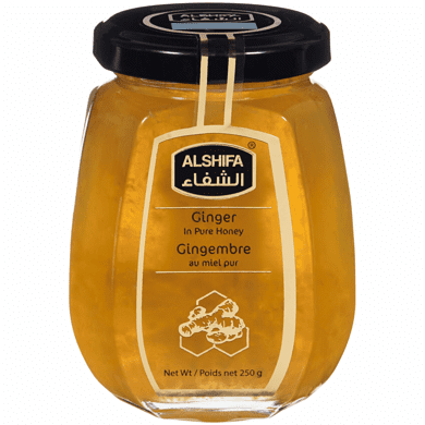 Alshifa Honey Ginger in Pure Honey 250g, Ginger-infused pure honey, 250g
