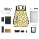 thumbnail image 4 of Balery Pineapple Mochila ligera para hombre y mujer: duradera e impermeable, ideal para la escuela, el trabajo, viajes y uso diario., 4 of 7