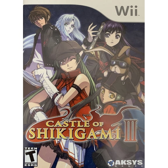 Restored Castle of Shikigami III (Nintendo Wii, 2008) Fighting Game (Refurbished)