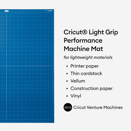 Cricut® Venture Light Grip Performance Machine Mat, 24 in x 12 in (2 ct)