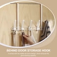 thumbnail image 4 of Simple Style Door Back Hanger Storage Hook Multipurpose Space Saving No Drilling Steel 1pc, 4 of 6