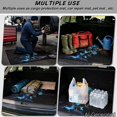 thumbnail image 3 of HUISEFOR Blue Butterflies Car Trunk Mat 29" x 39" Non-Slip Anti-Scratch All Weather Trunk Protection Cargo Liner Easy To Clean Suitable for Most Car Models, 3 of 7