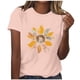 thumbnail image 1 of Tops Cortos para las Mujeres Blusas Impresas Manga Corta Cuello Redondo, Tops de Blusa para las Mujeres Primavera Verano Casual, 1 of 4