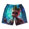 thumbnail image 5 of I Am Groot Mens Swim Trunks Quick Dry Board Shorts Beach Shorts Swimwear Bathing Suits, 5 of 8
