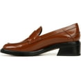 thumbnail image 3 of Franco Sarto Women's Gabriella Round Toe Loafer Tobacco Brown Glossy 6M, 3 of 5