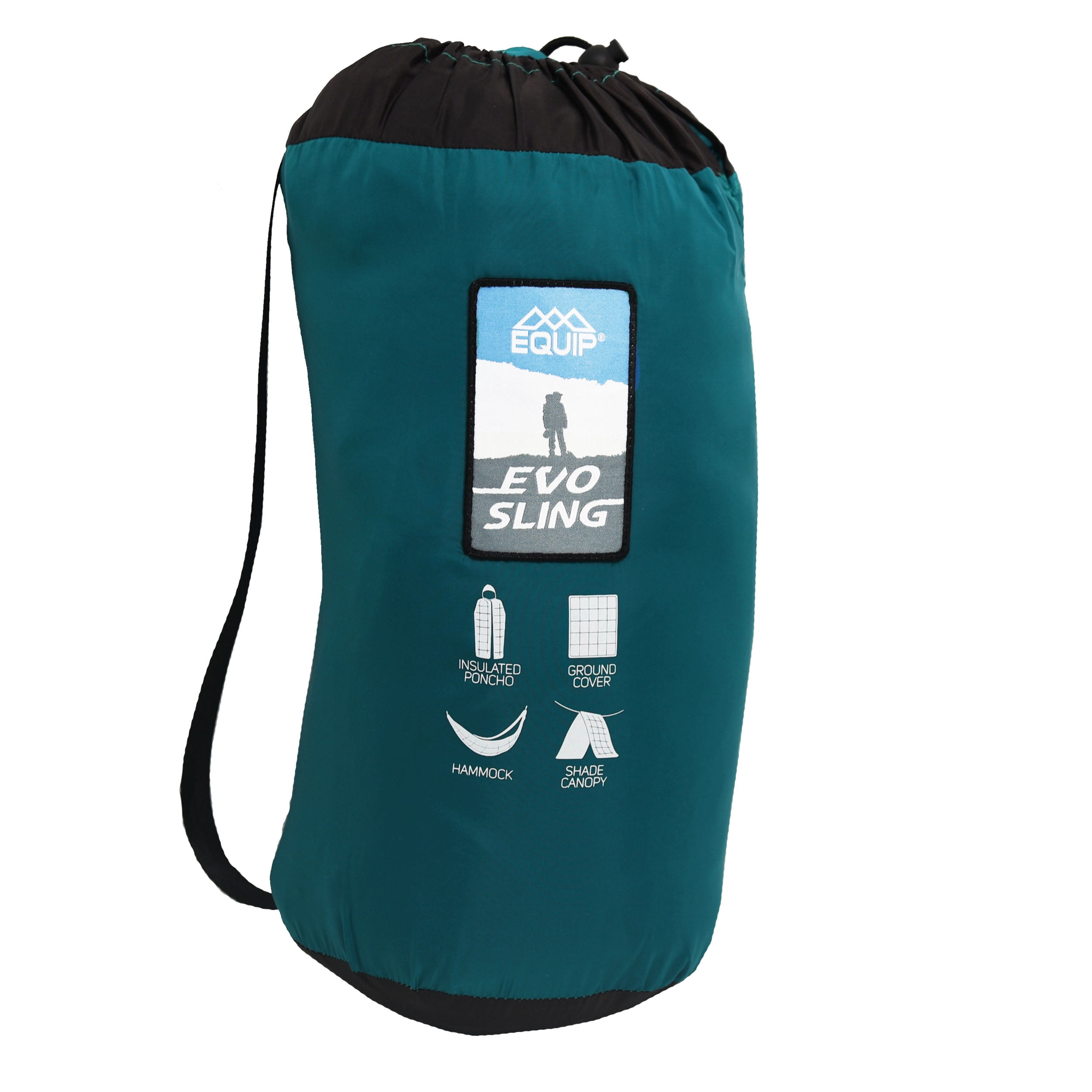 Equip Blue Evo Sling Ground Cover, Open Size: 86.6 in L x 66.9 in W