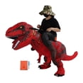 thumbnail image 2 of Traje Inflable De Dinosaurio T Rex Para Montar Para Adultos, Simulación Divertida, Traje Inflable De T-rex, Disfraz De Actuación De Fiesta Navideña Para Halloween, 2 of 7