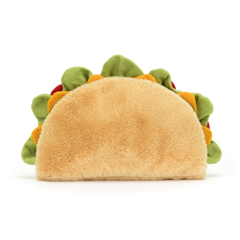 Taco Stuffed Toy, 6.5 inches - Food Plush - Fun Gift Idea