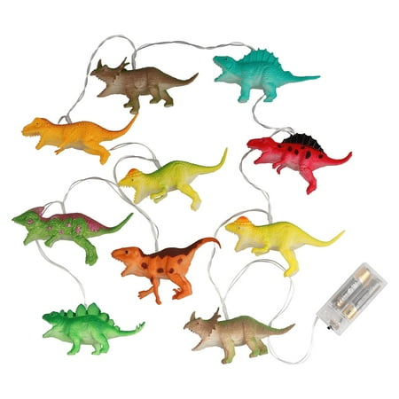 

2 Meter 10 LED Dino Fairy Lights Dinosaur String Light Decorative Lamp Party Fun Night Light Childrens Room Decoration