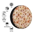 thumbnail image 4 of Naloa Wildflowers Vintage PVC Leather Spare Tire Wheel Cover for Car Truck SUV Camper Trailer Universal Fit many size14 inch, 4 of 6