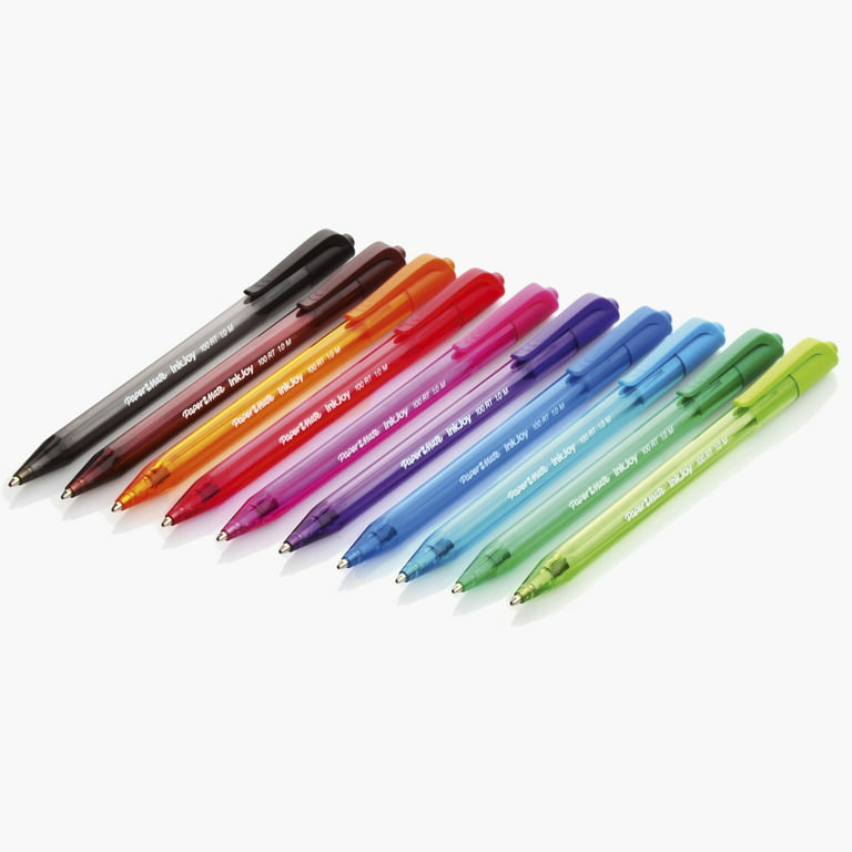 Paper Mate InkJoy 100RT Retractable Ballpoint Pens, Medium Point, Black, 16  Count 