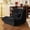 Black, variant on Lazy Sofa Bean Bag Chair for Adults, Comfy Floor Sofa Fireside Chair for Living Room, Bedroom, Memory Foam Filled, Dark Blue