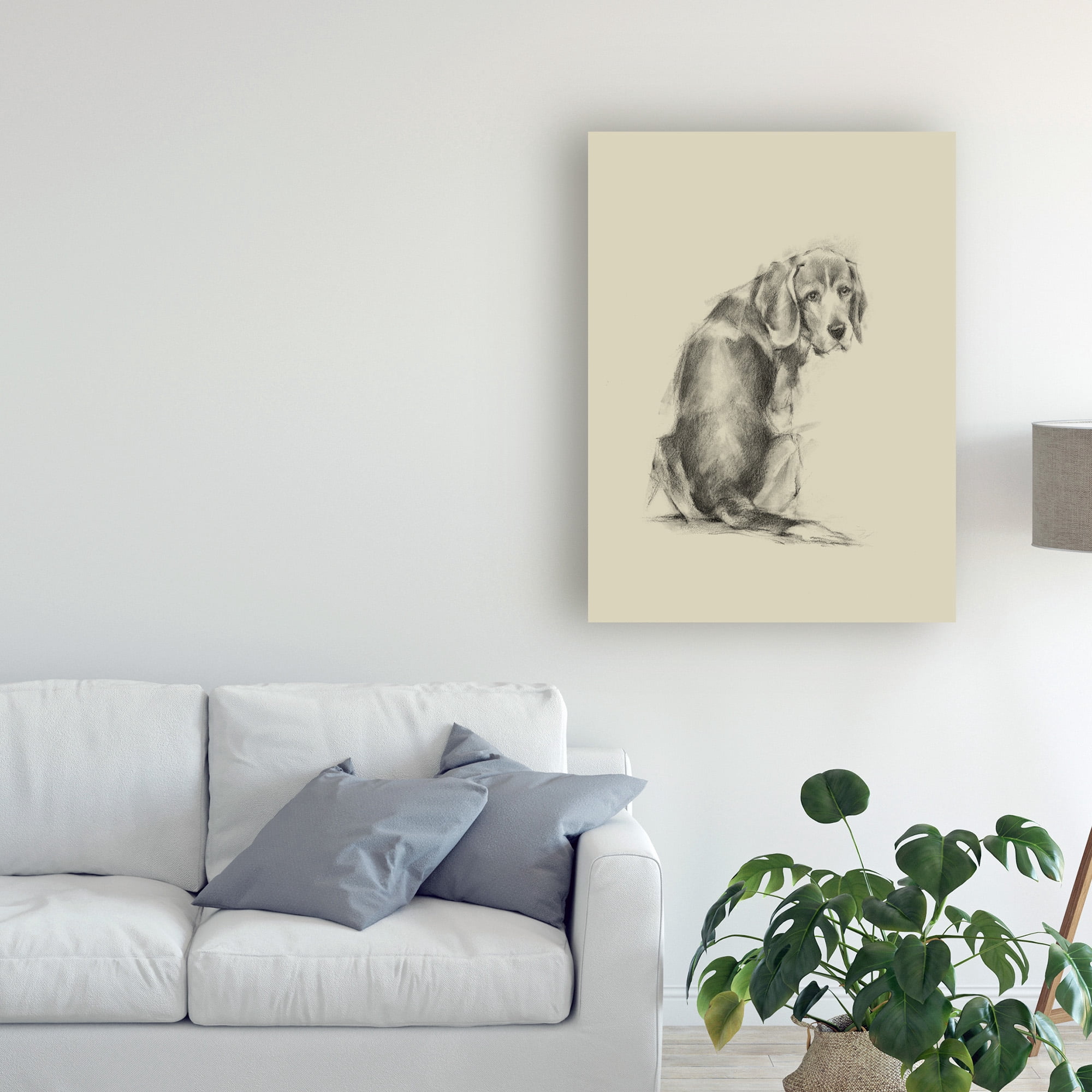 Trademark Fine Art 'Puppy Dog Eyes I' Canvas Art by Ethan Harper