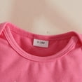 thumbnail image 6 of Newborn Baby Girl Outfit Letter Print Short Sleeve Bodysuit Romper Shirt Bloomers Shorts Set Summer Clothes Kaprioy Girls Clothes 3M 6M 9M 12M 18M, 6 of 9