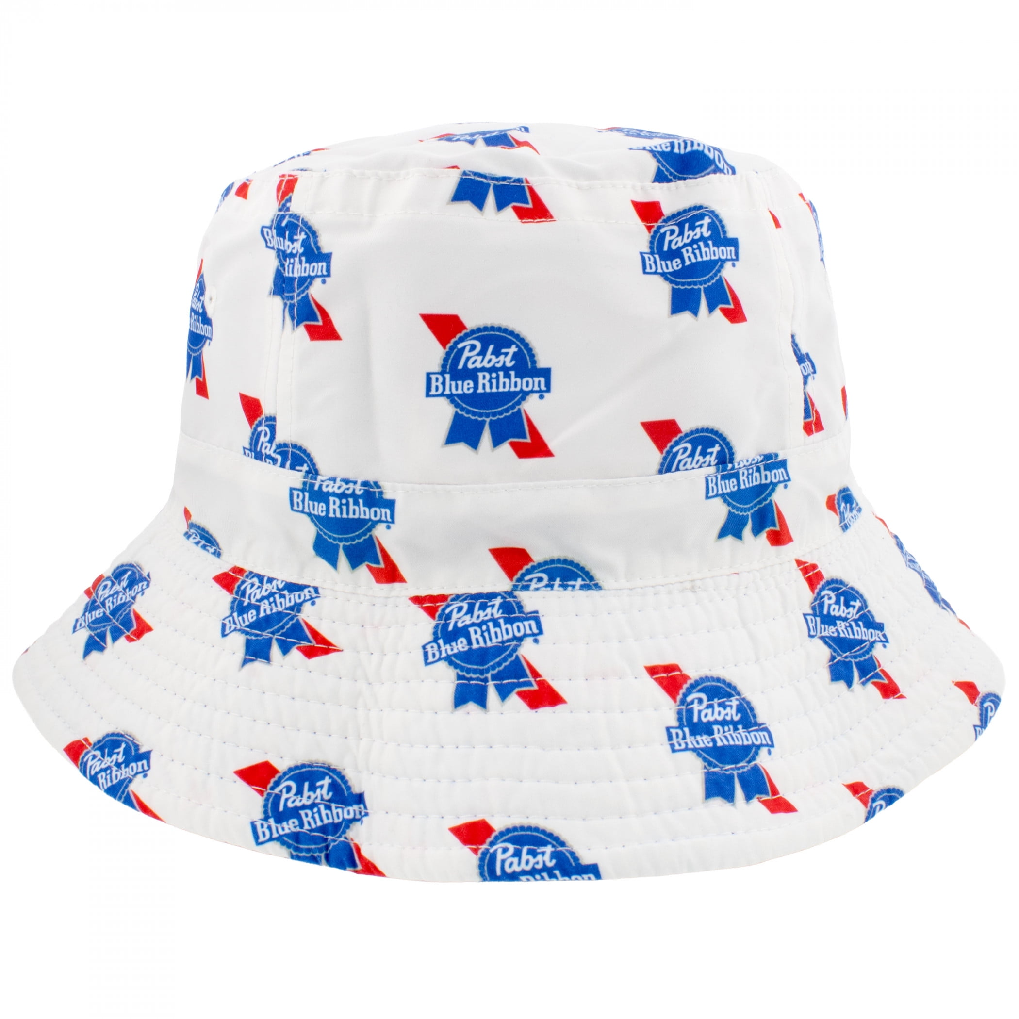 リバーシブル【HUF x Pabst】Blue Ribbon Crushed Bucket Hat HUF X PABST BLUE RIBBON/ハフ×パブストブルーリボン CRUSHED