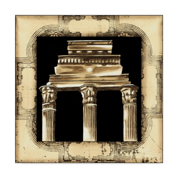 Trademark Fine Art 'Small Architectural Schema III' Canvas Art by Ethan Harper