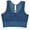 Blue#1, variant on Women's 2 Pack Activewear Sports Bras High Impact Seamless Fitness Running Bra Swim Bra Sports Bra Running Bra Workout Crop Tops
