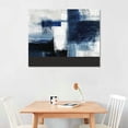 thumbnail image 2 of ARISTURING Abstract Artwork for Wall Decor Blue and Gray Abstract Wall Art Canvas Prints for Living Room Bedroom Office Wall Decor Home Decor Canvas Wall Art Poster Print, 2 of 6