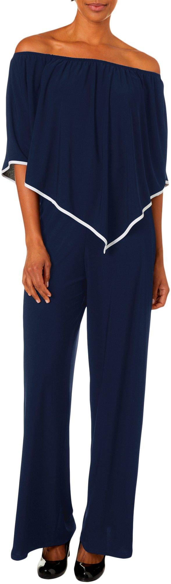 msk off the shoulder jumpsuit