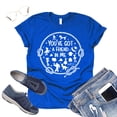 thumbnail image 3 of You've Got A Friend in Me T-Shirt for Women Men Unisex Funny Letter Print Shirt Cute Graphic Short Sleeve Tees Tops (Royal-XX Large), 3 of 7