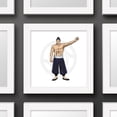 thumbnail image 3 of Gallery Pops Jujutsu Kaisen - Aoi Todo Wall Art, White Framed Version, 12" x 12", 3 of 5