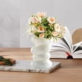 thumbnail image 4 of Hariumiu Modern Flower Vase Flower Vase High Durability Smooth Edge Shatterproof Modern Table Spiral-shaped Centerpieces Decoration, 4 of 10