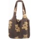 thumbnail image 1 of Bolsos lindos Freie Liebe para mujer, bolso de mano estético para niñas, bolso de hombro de peluche con osito de peluche, bolsos hobo, 1 of 5
