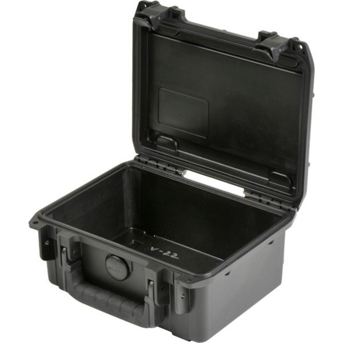 SKB iSeries Black Dry Box, Waterproof Gun Case, 9.5"x7.38"x4.13" (3i-0806-3B-E)