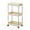 Multicolor #0, variant on Multi-Layer Storage Rack on Wheels with Brakes | Narrow Cart Organizer for Kitchen, Bathroom & Living Room | 57x33x21cm Mobile Shelf for Snacks, Fruits & Toiletries